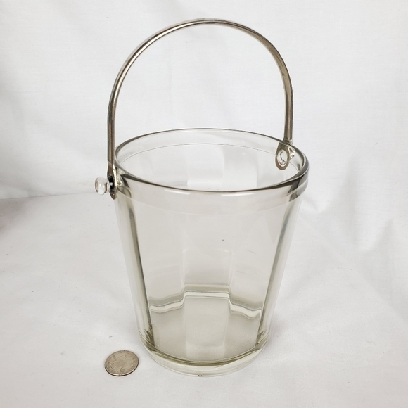 VTG depression era spirits Glass Ice Bucket - Picture 4 of 8